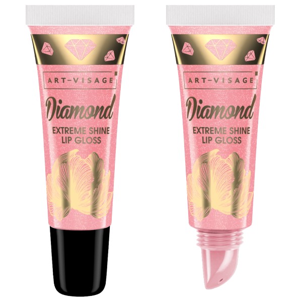 Блеск для губ сияющий Diamond 12мл (53, розовый агат)