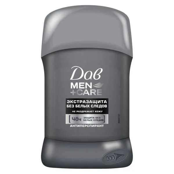 Dove антиперспирант-карандаш мужской 50мл (Экстразащита, Без белых следов)