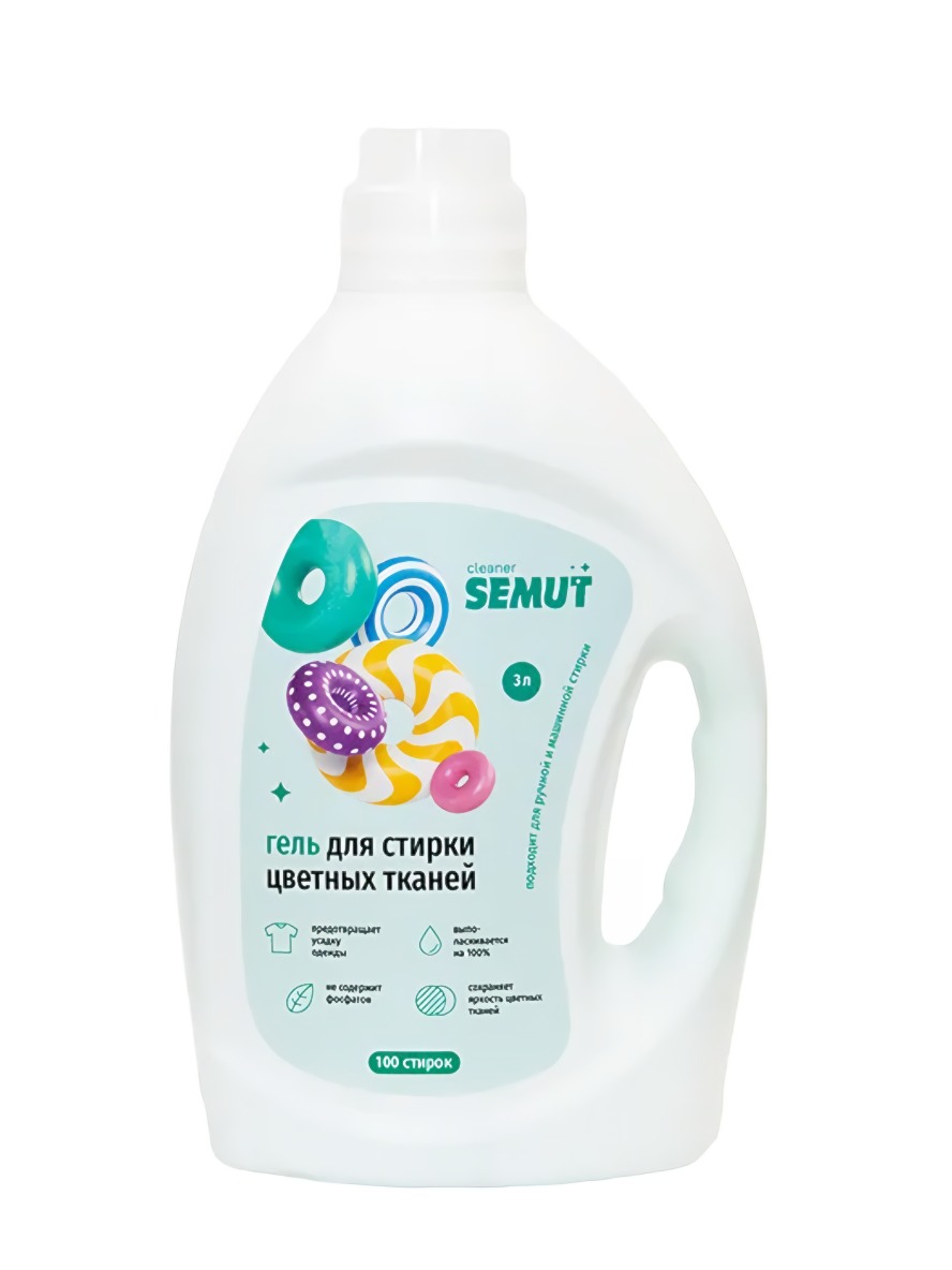 Semut Гель для стирки цветного белья 3л