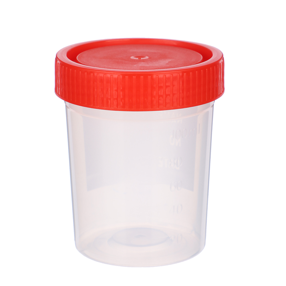 Контейнер для биоматериалов,пластик 120/125мл