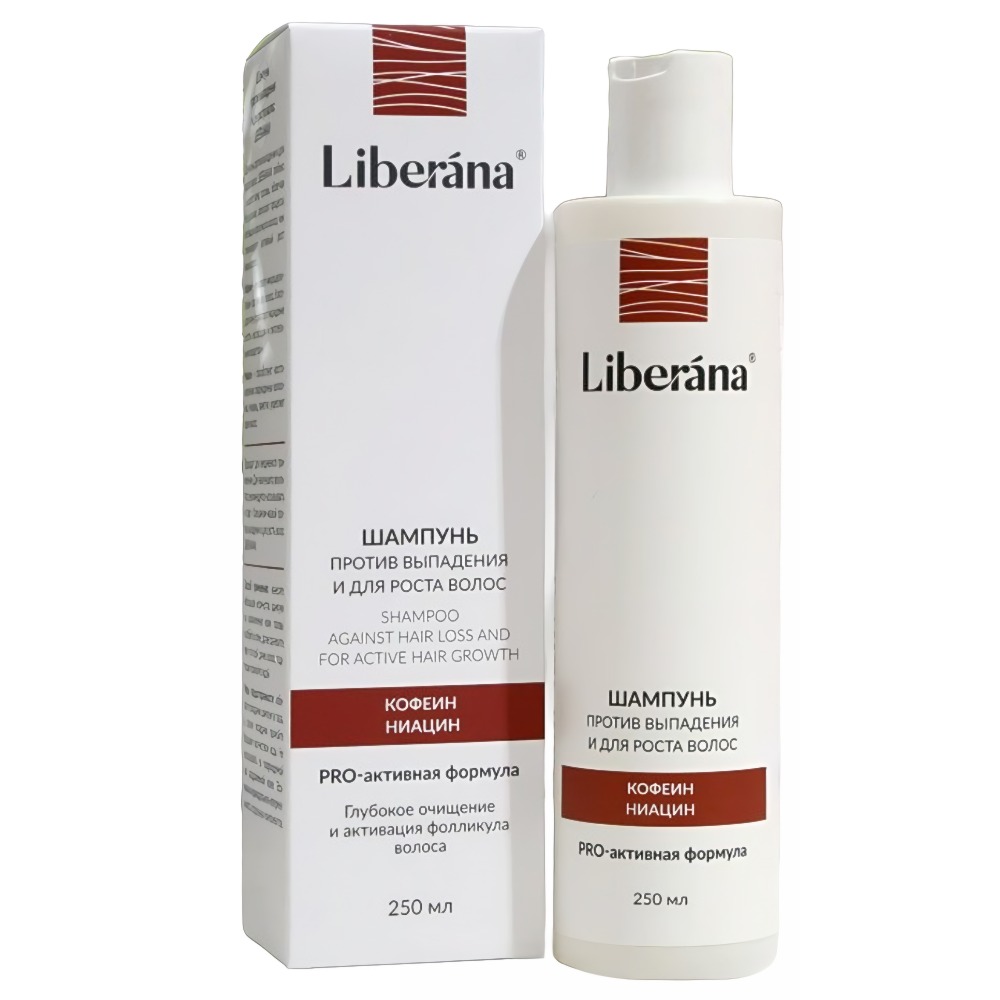 Шампунь для волос против выпадения и для роста волос Liberana 250мл