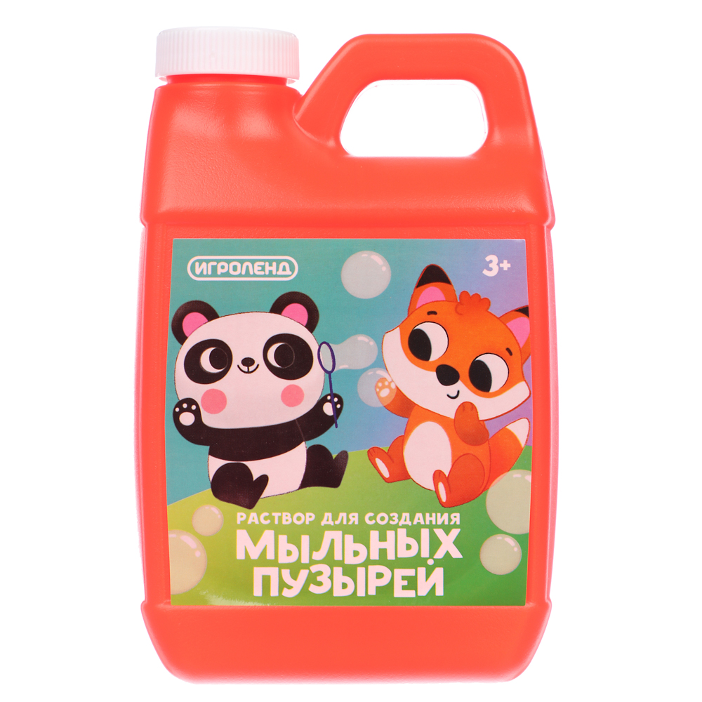 ИГРОЛЕНД Раствор для создания мыльных пузырей 500мл