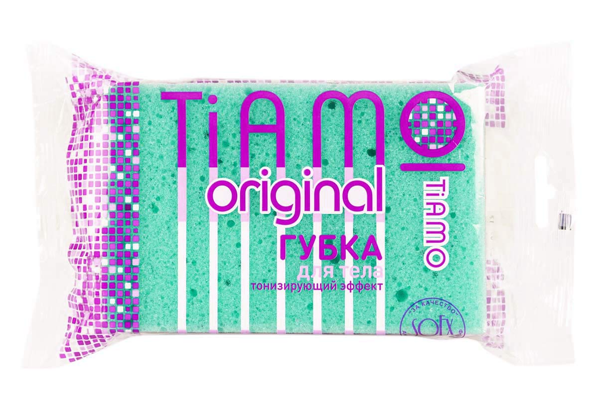 Фея Губка для тела Tiamo Оригинал поролон