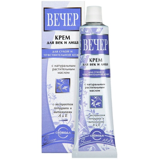 Вечер крем для век и лица в футляре 41гр