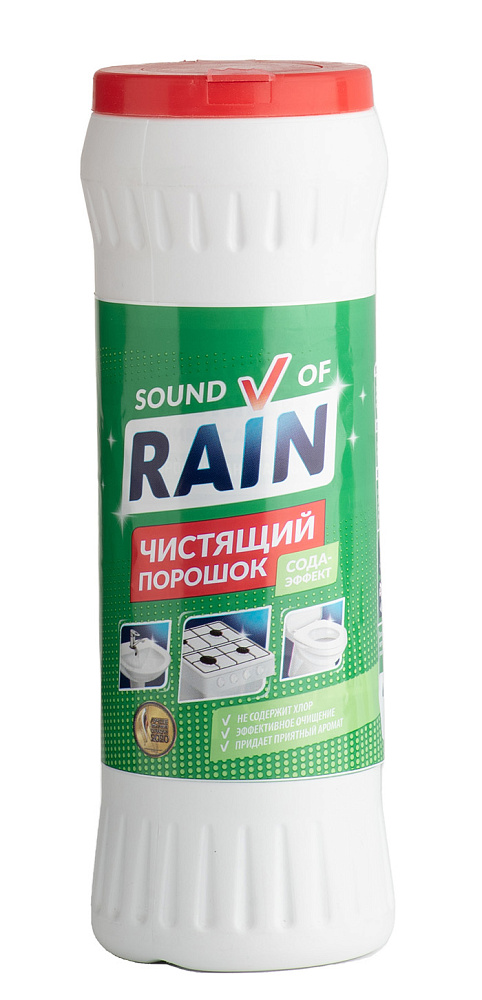 RAIN Чистящий порошок Гостовский Сода-эффект 400гр