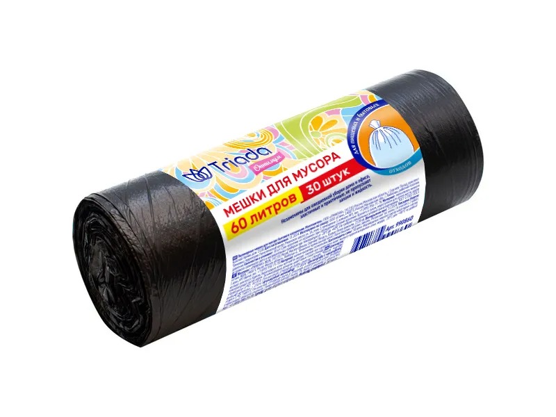 Triada Оптимум/Eco Line мешки для мусора (60л)30шт рулон