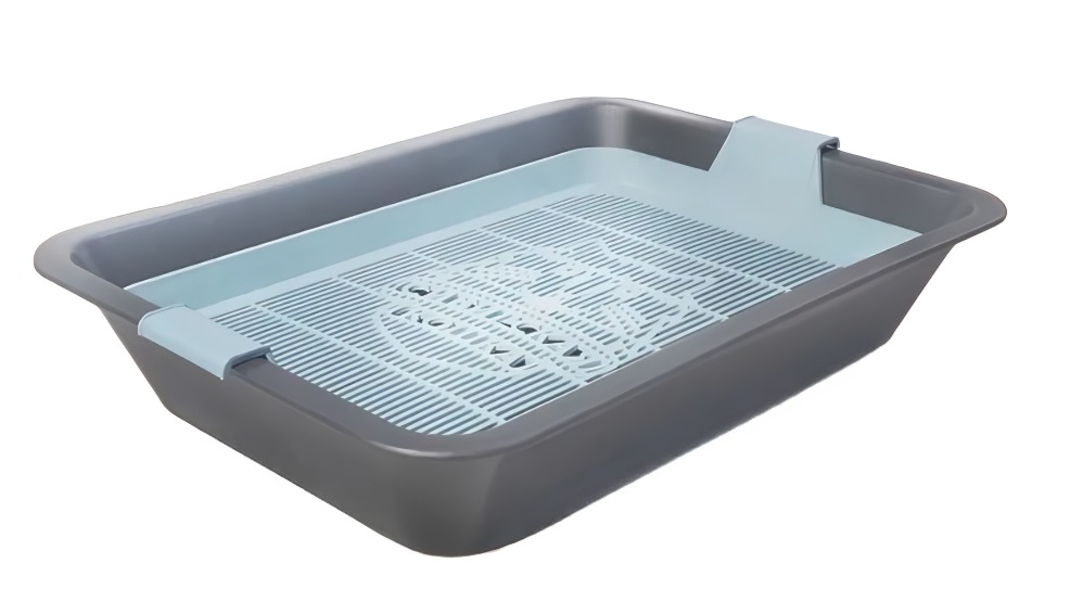 Сибирская кошка Туалет д/котят Пэтти с сеткой 33*23*6,5см