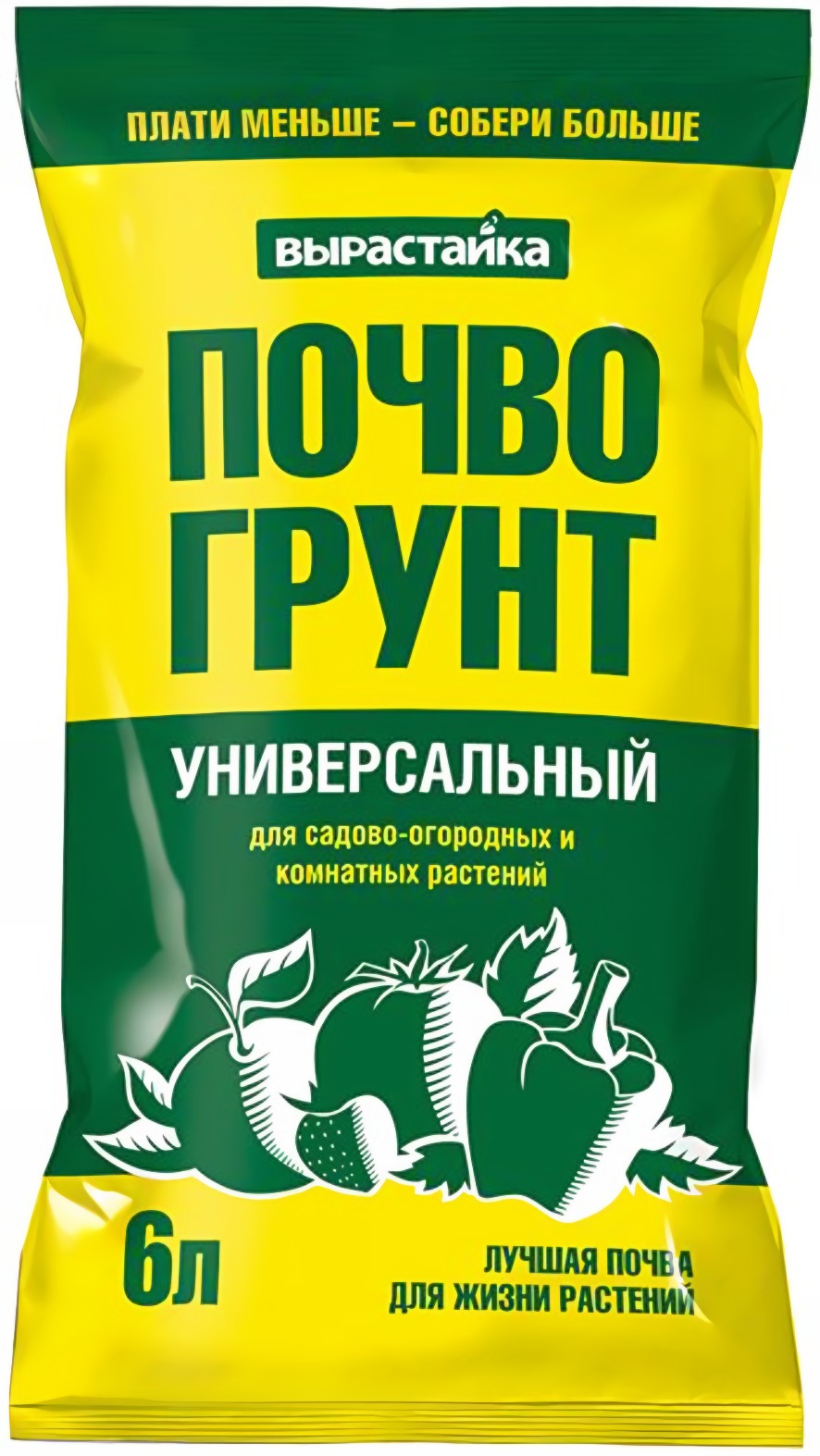 Биомастер (Вырастайка) почвогрунт Универсальный-эконом для с/о растений 6л 