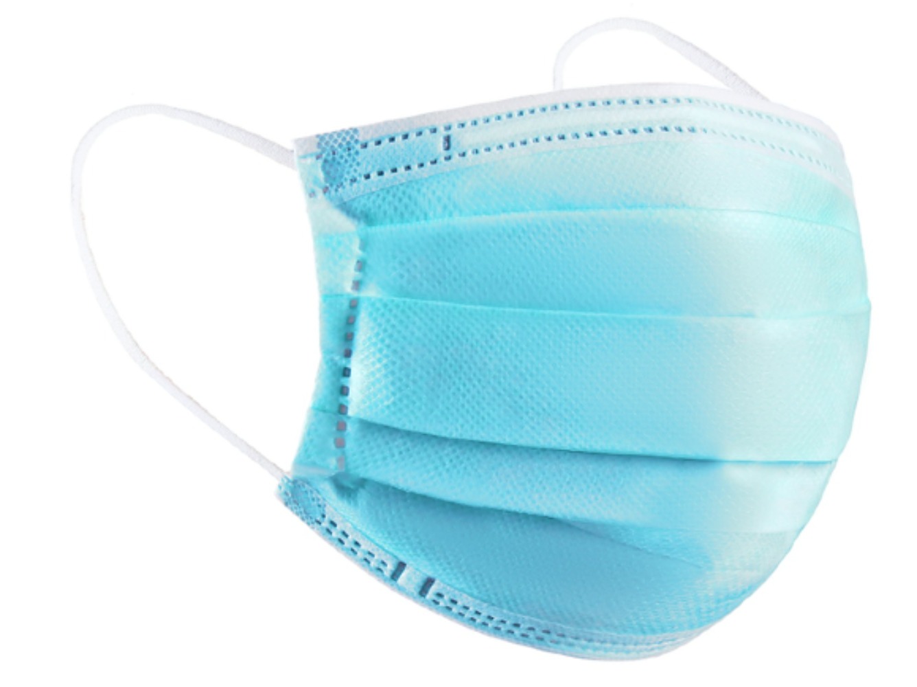 Маска трехслойная,фильтр мельтблаун 1шт 