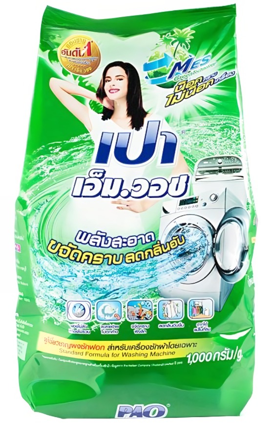 Pao М  стиральный порошок 1000 гр. Для всех видов стиральных машин  М Wash