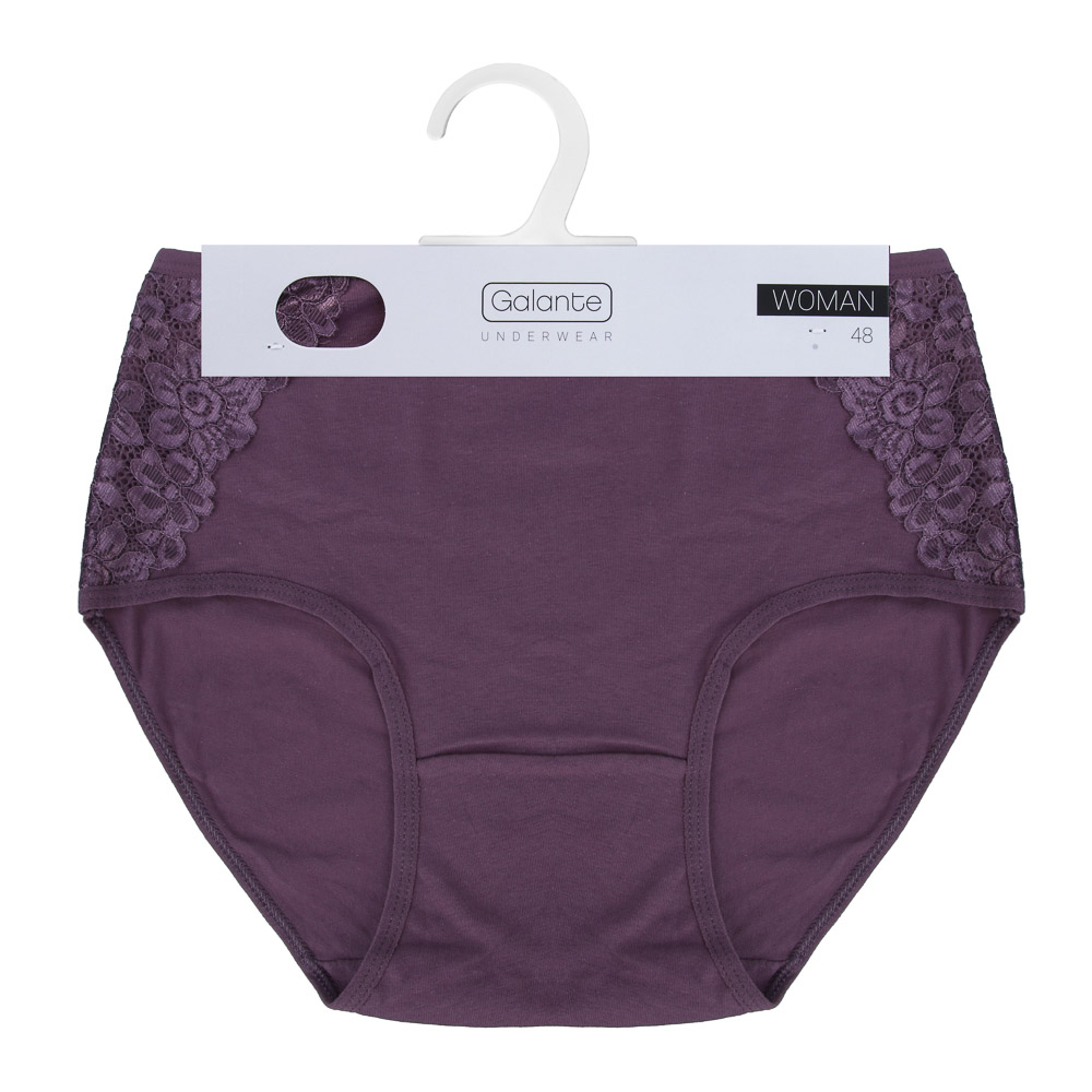 GALANTE Трусы женские макси, 95%хлопок, 5%спандекс, р-ры 48-56, 2 цвета
