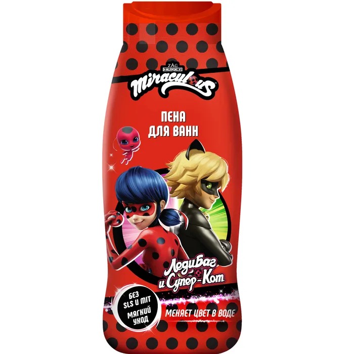 Леди Баг и Супер Кот Пена для ванн детская 400мл 95030