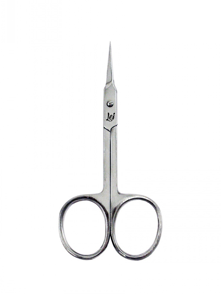 Ножницы маникюрный 117 (для ногтевой пластины) серебро,заточенные 404057