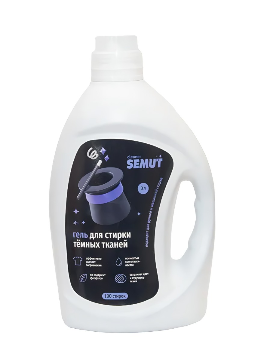 Semut Гель для стирки черного и темного белья 3л