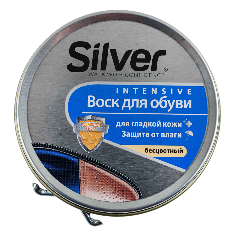 SILVER Воск для обуви 50 мл, бесцветный, CY2003-00