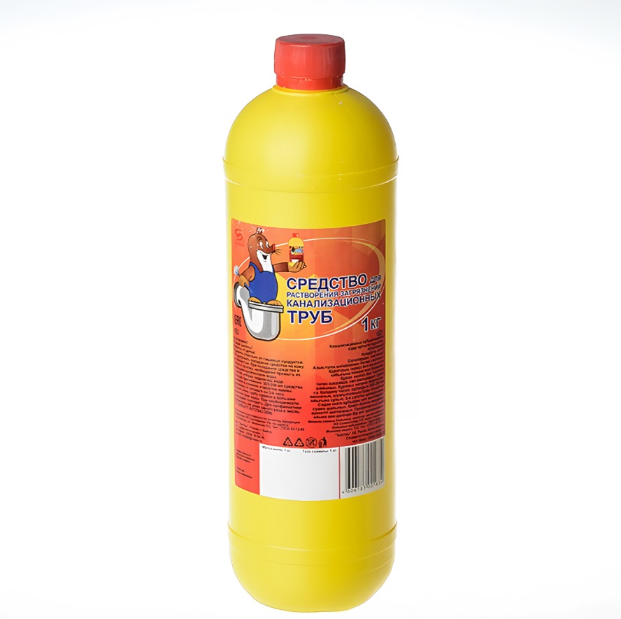 Крот средство для труб 1000мл