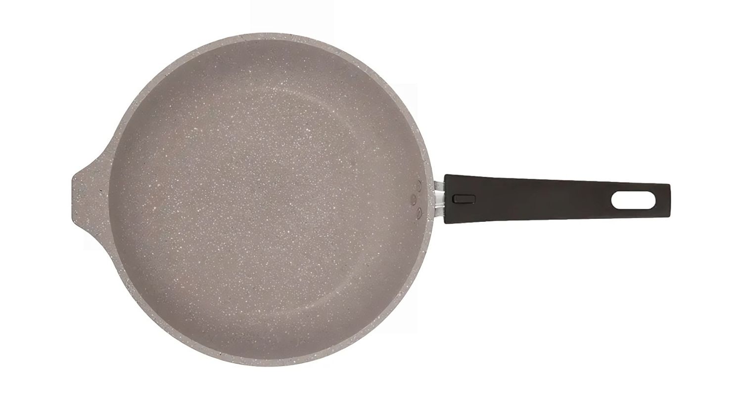 Сковорода Мраморная съем.ручка а/п светлый мрамор 240/60мм смс246а