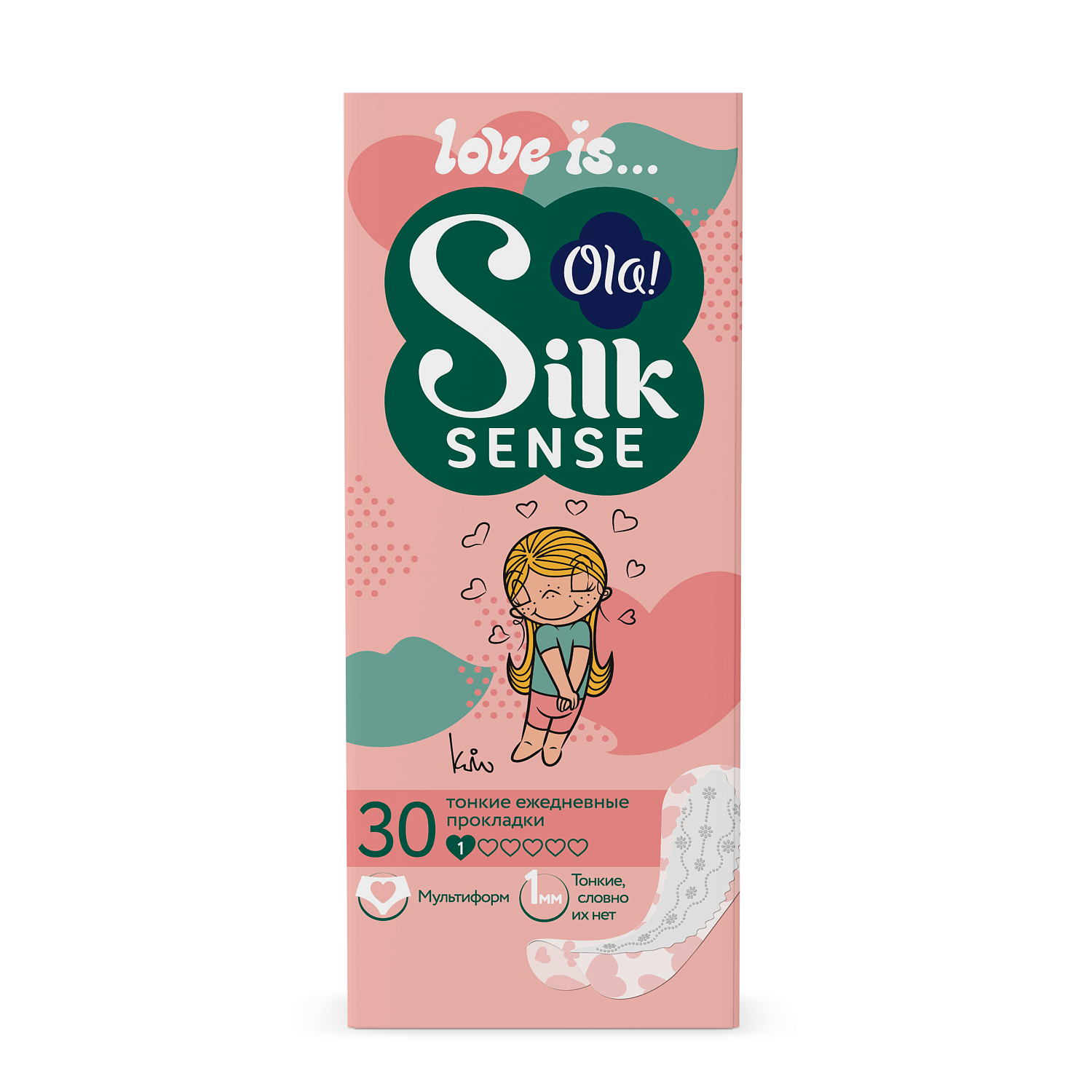 Light ежедневные тонкие стринг- мультиформ 30шт