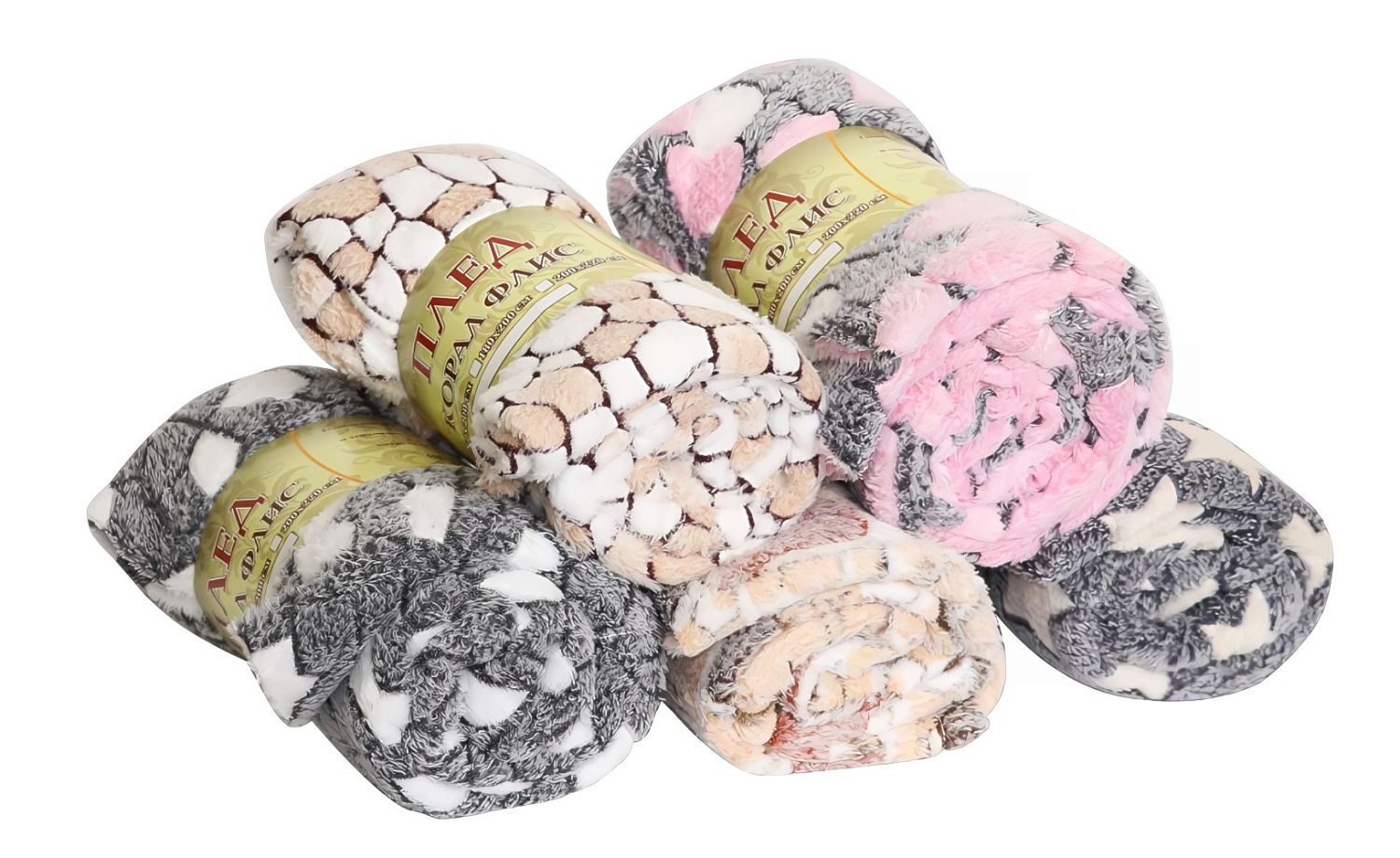 Плед Велсофт Корал флис 1,5сп  