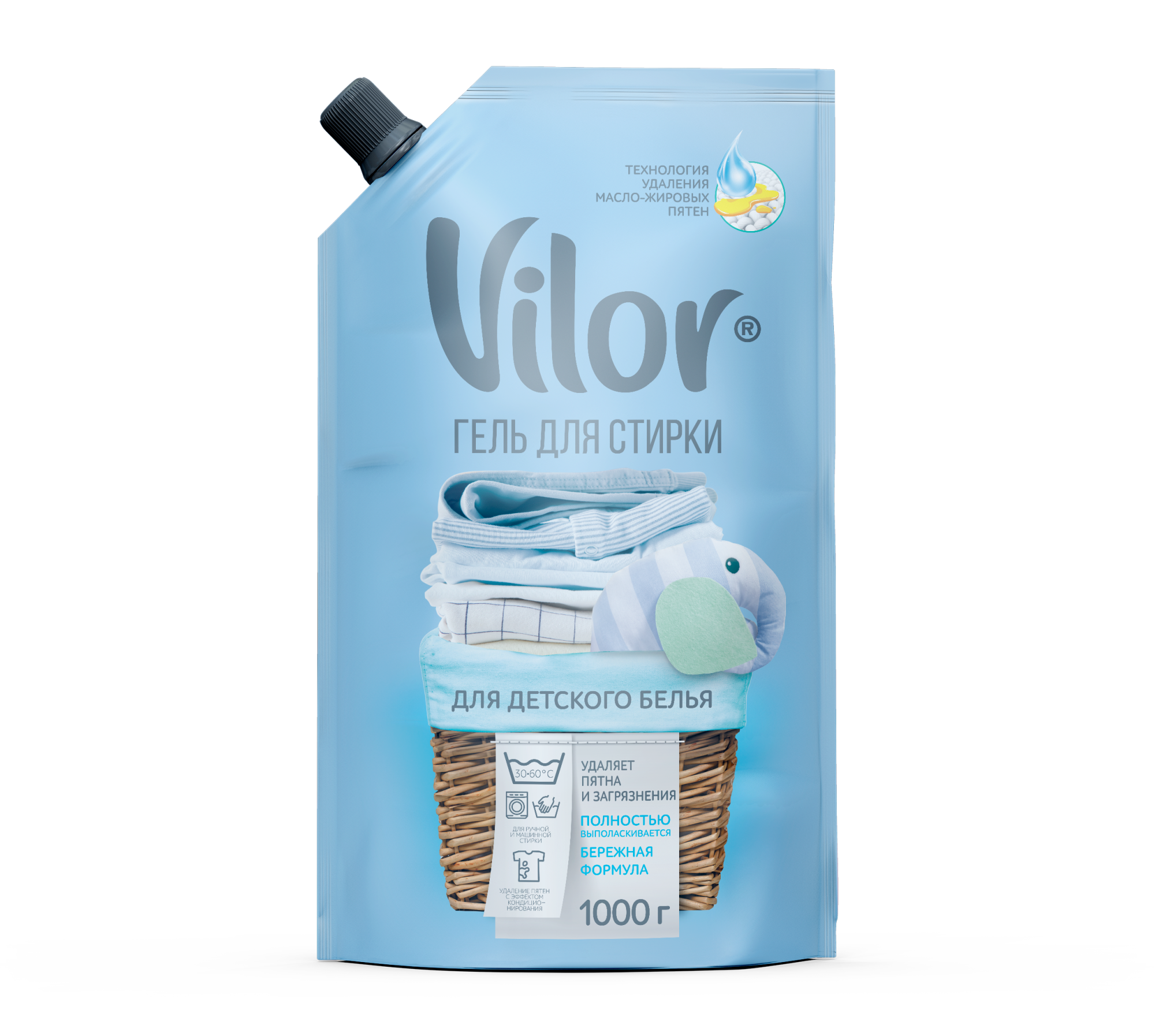 VILOR средство для стирки детского белья 1000гр