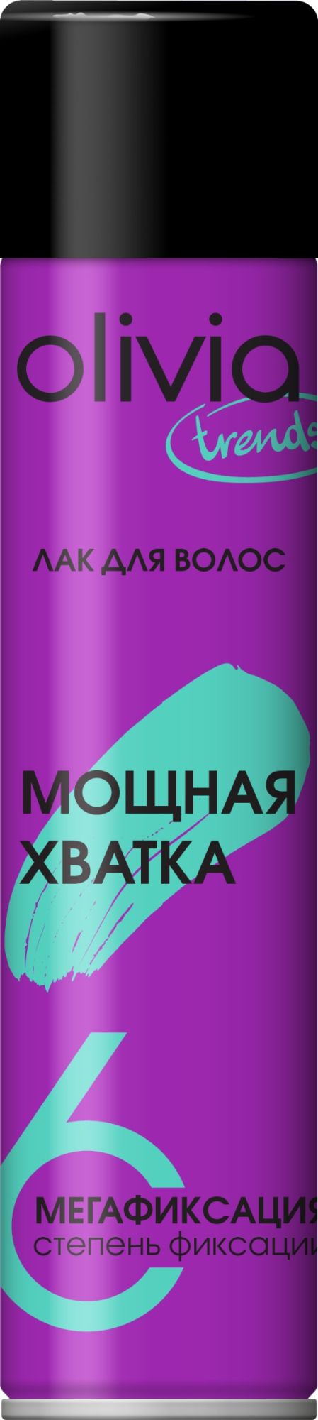 Olivia Trends  Лак д/укладки волос Мощная хватка мегафиксация 6, 250мл