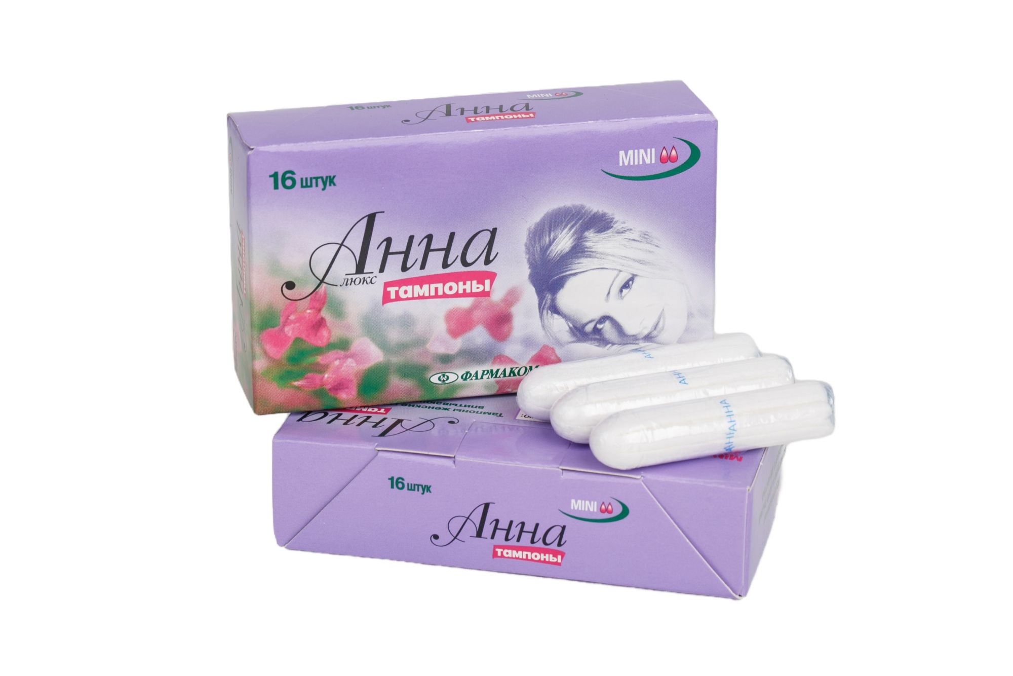 Анна тампоны люкс mini 16шт