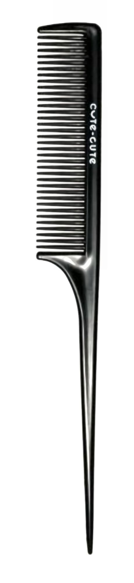 Гребень с острой ручкой пластик 020014