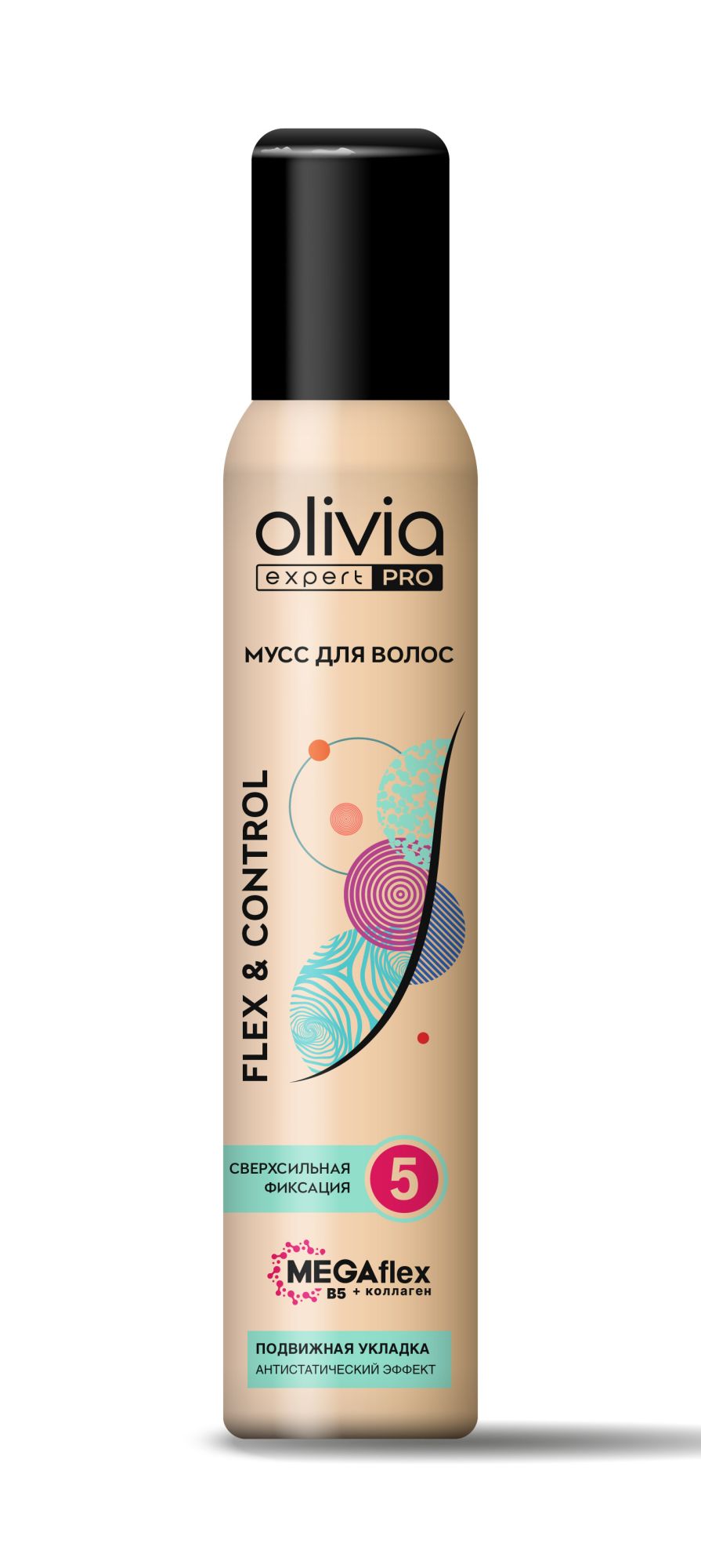 Olivia Мусс д/укладки волос expert pro Flex & Control 150мл