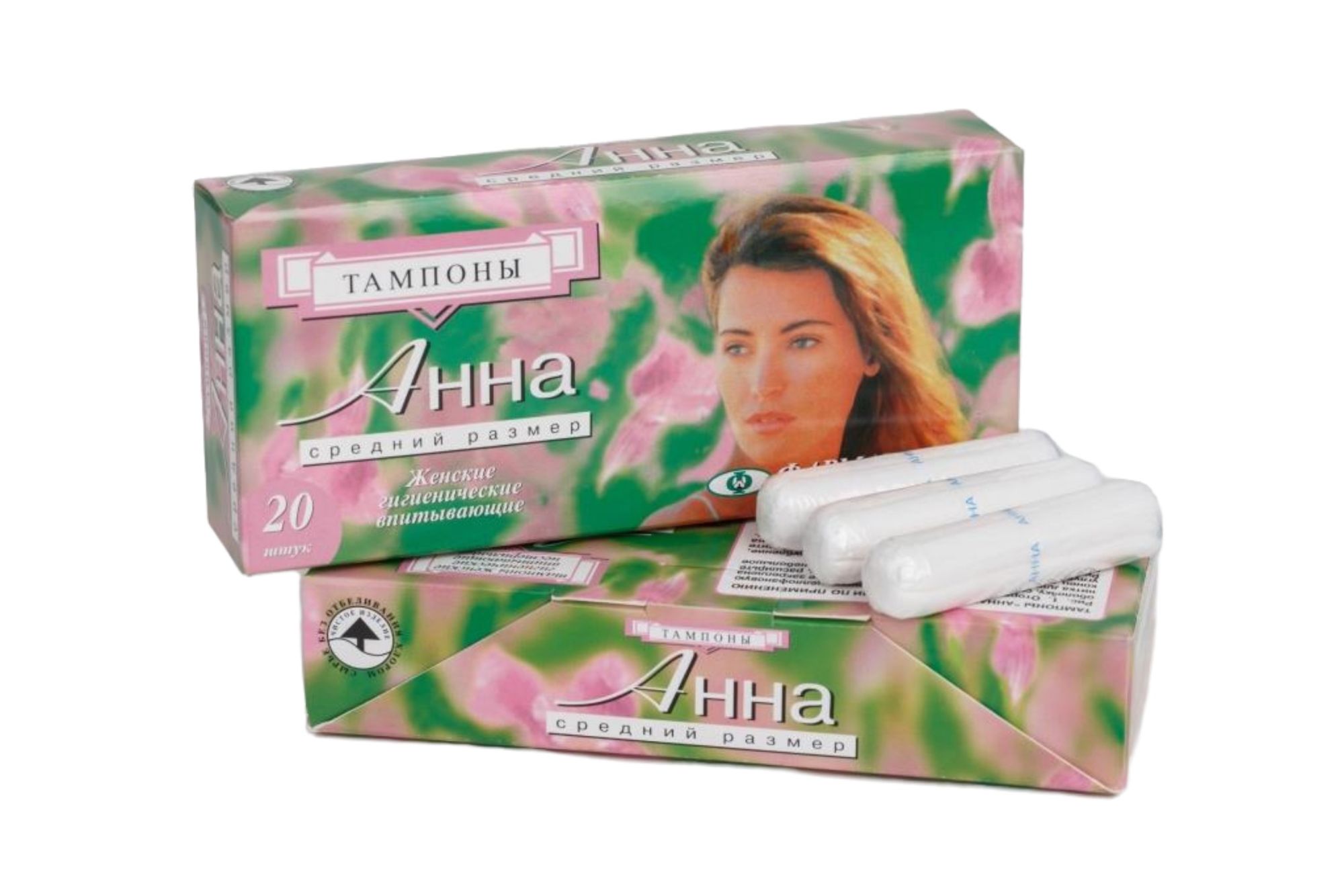 Анна тампоны средний размер 20шт