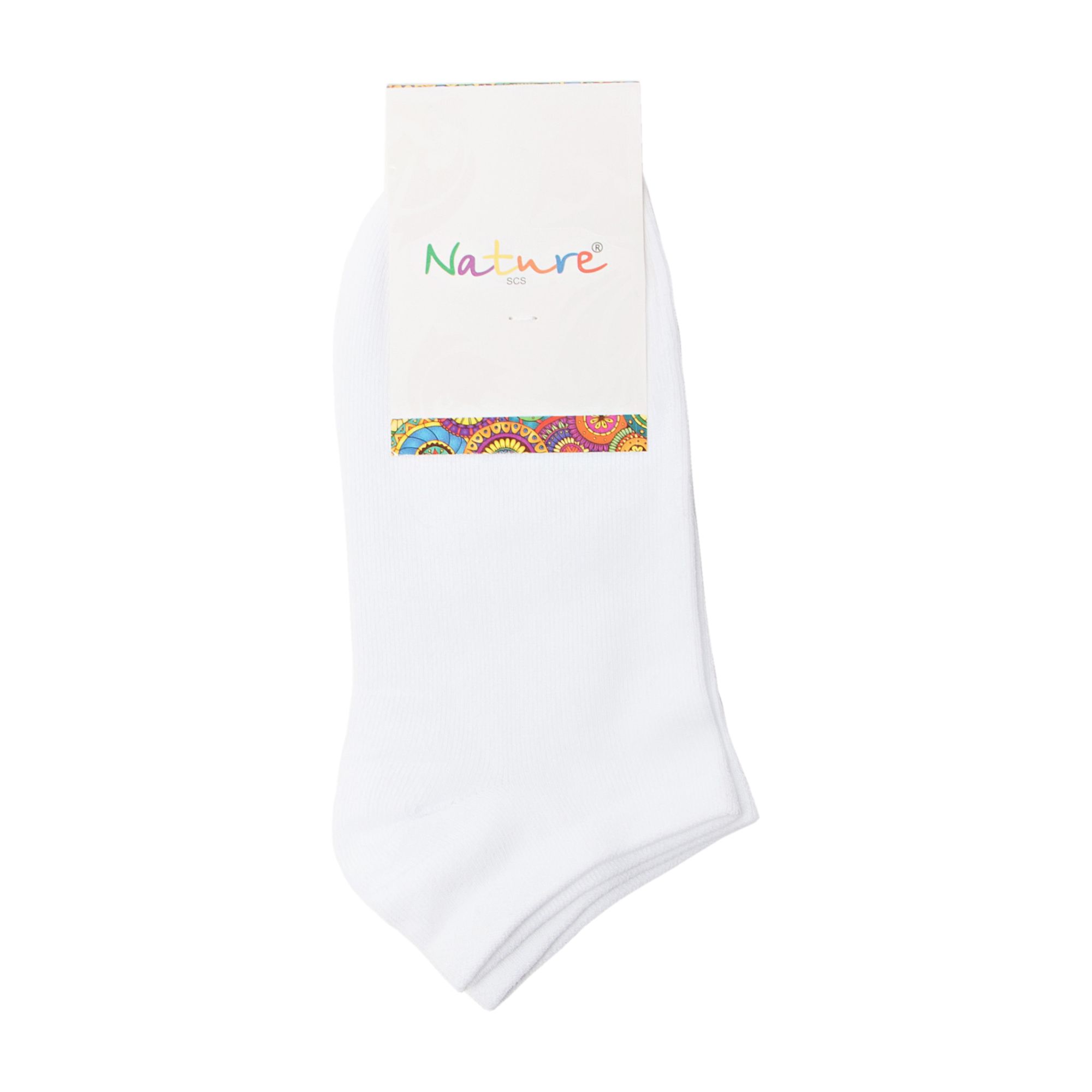 Носки женские арт.2009ж укороченные белые демисезон р23-25