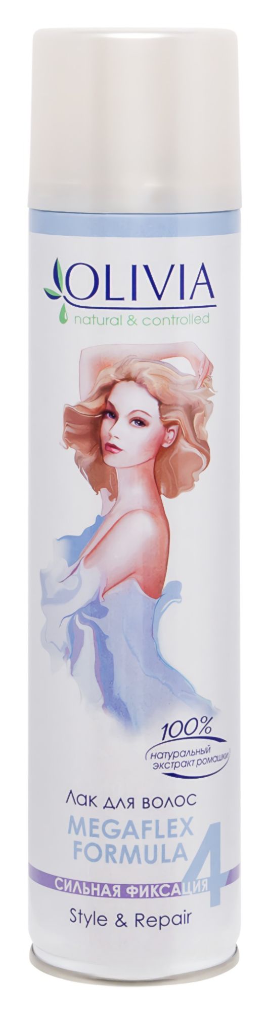 Olivia Лак д/волос с экстрактом ромашки сильной фиксации 250мл