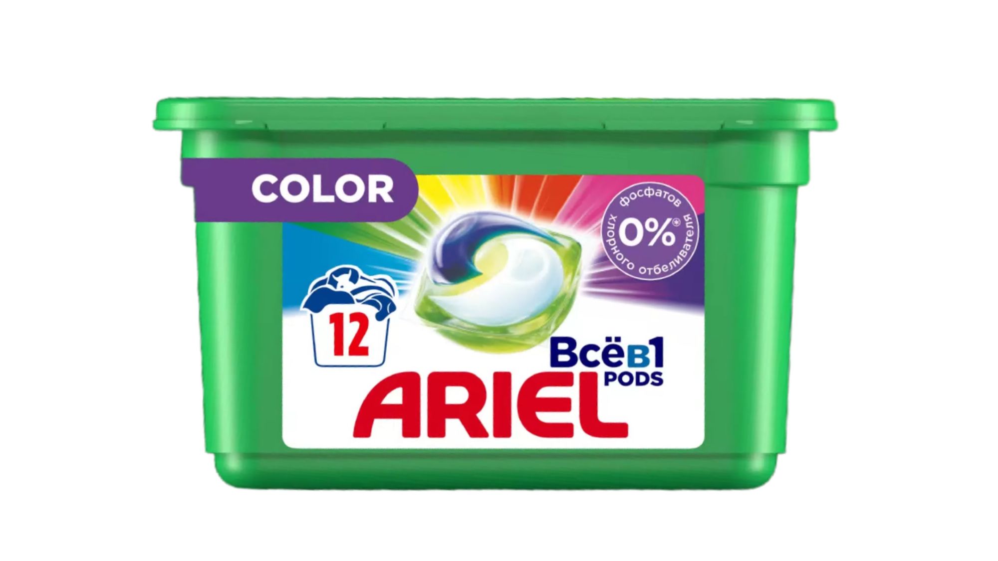 Ариель Автомат гель жидкий в растворимых капсулах Color 27грх12шт