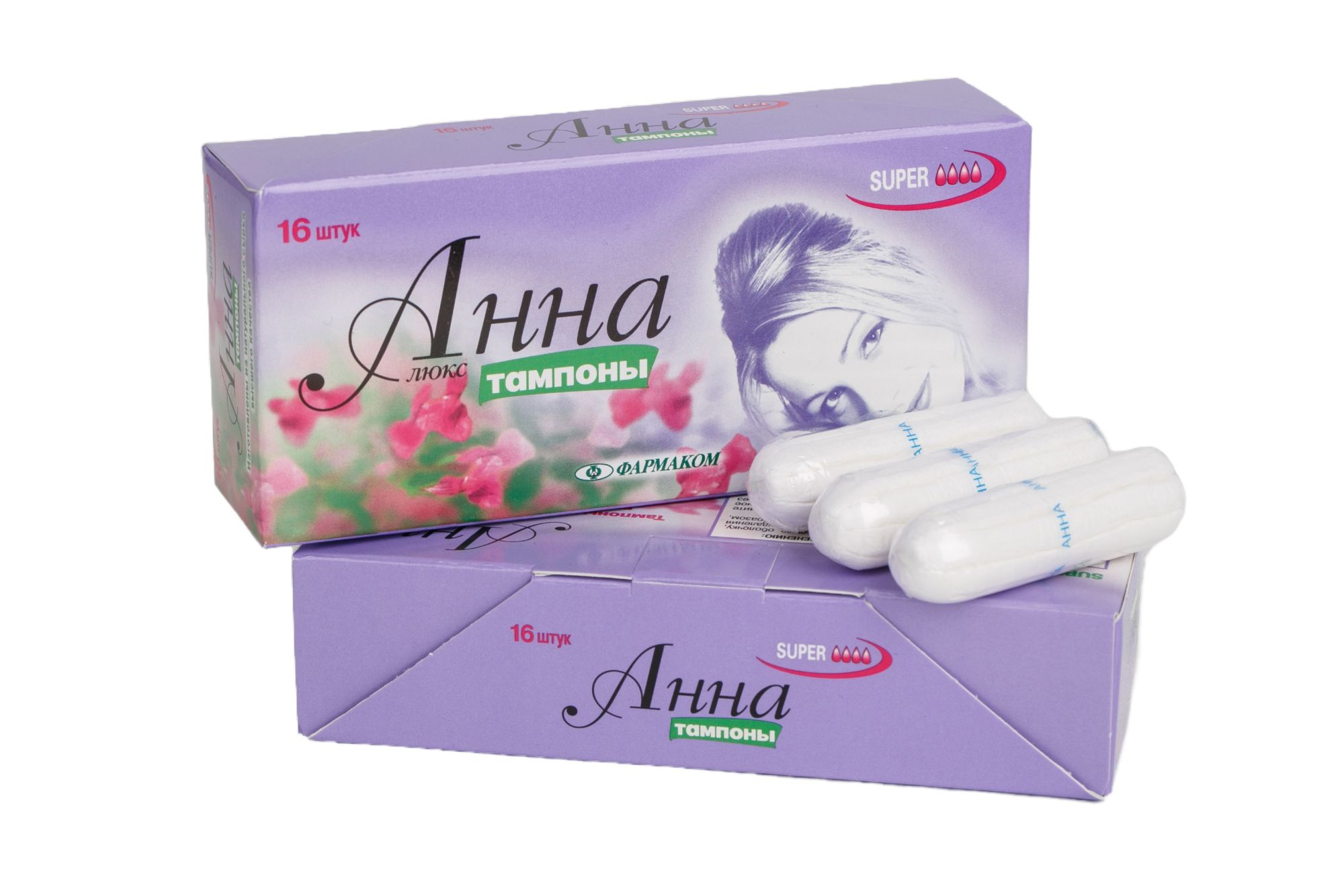 Анна тампоны люкс super 16шт