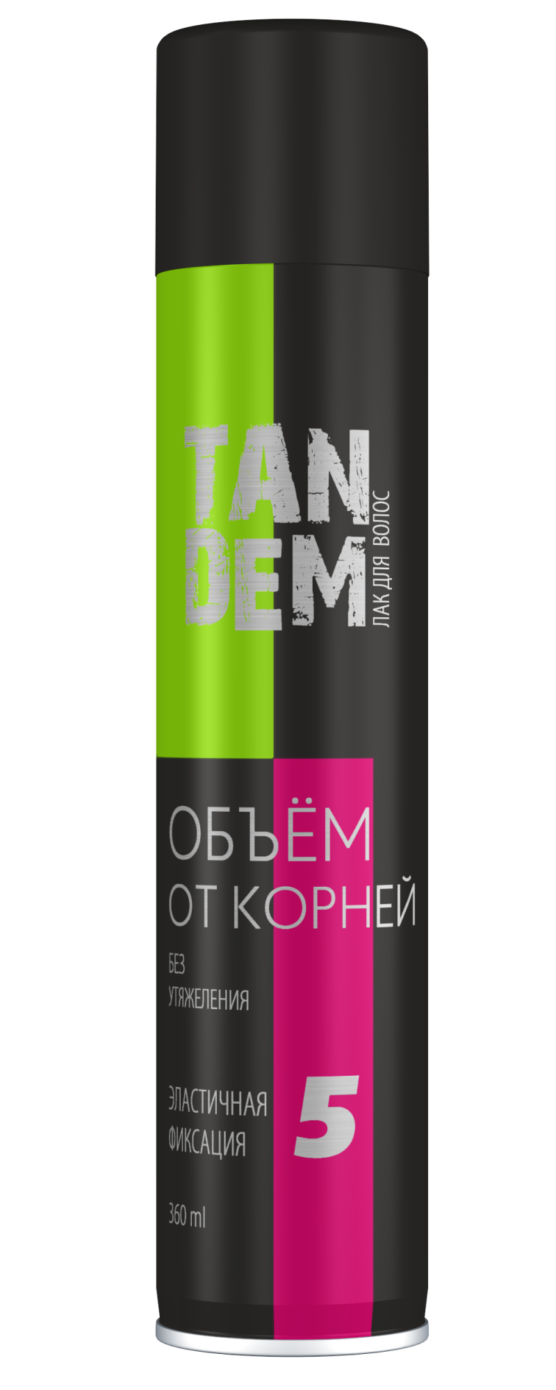 Tandem лак для волос Объем от корней эластичная фиксация 360мл